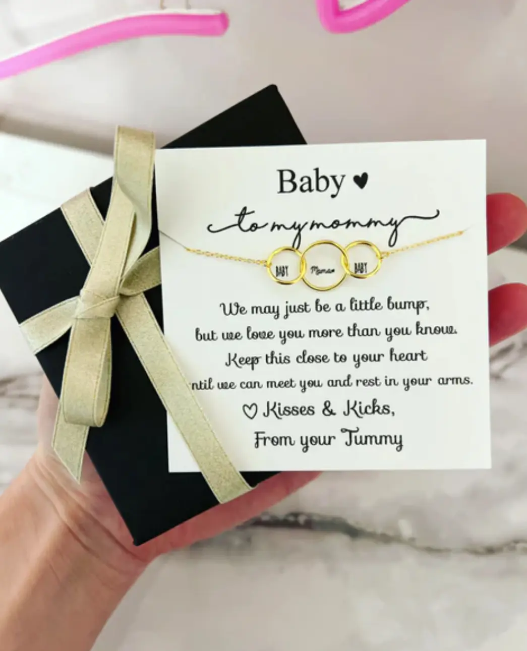 Twins! New mom baby and me infinity necklace, Congratulations baby gift, pregnancy gift, baby shower & gender reveal gift!