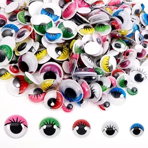 500 count Googly Eyes Self Adhesive for Crafts 6mm to 15mm Wiggle Eyes with Eyelashes Assorted Colors  Size Craft Sticker Eyes for DIY Arts Scrapbooking Decoration