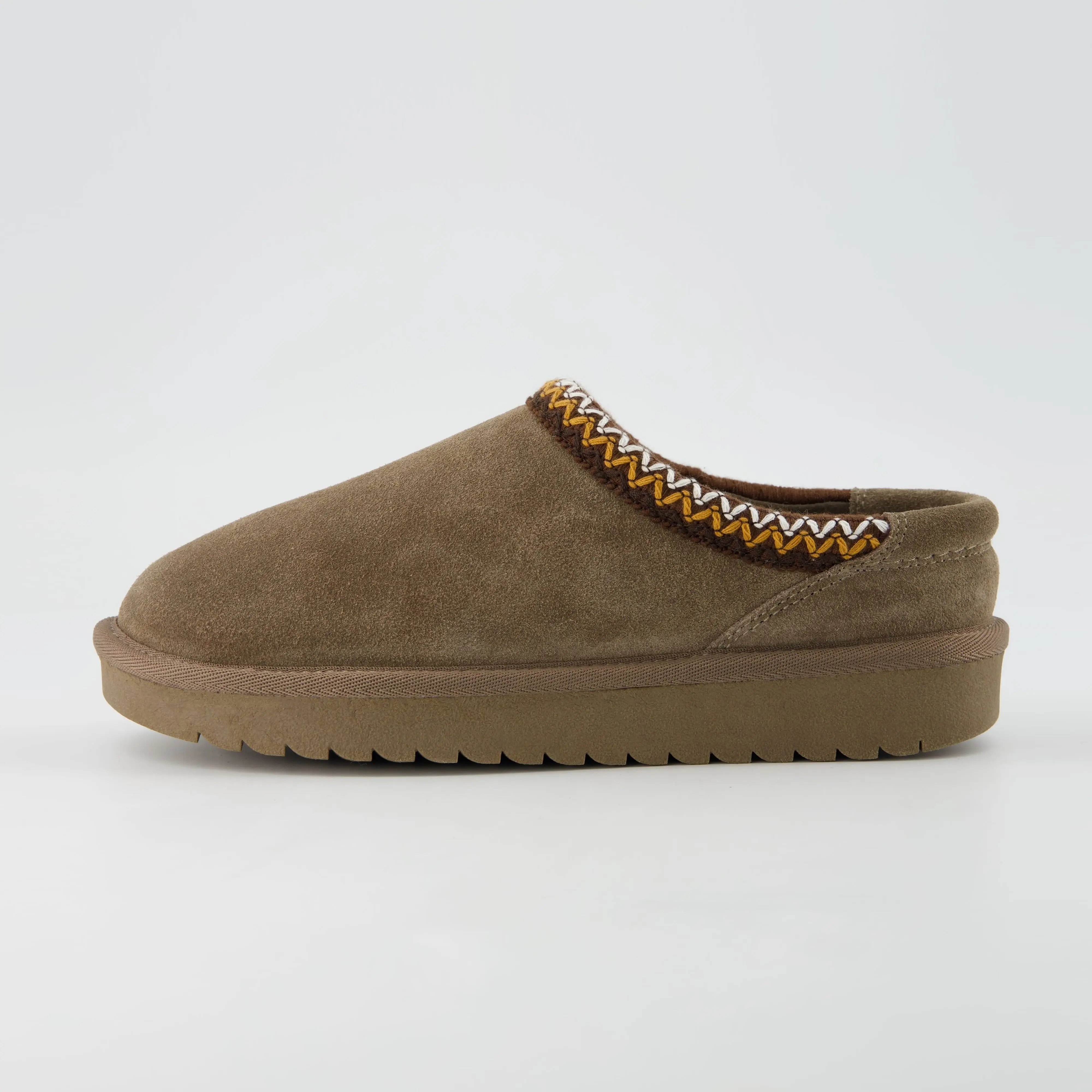 Cushionaire Keto Slippers For Women | Slip On Suede Mule Slippers With Cozy Faux Fur Lining | Stylish Warm Slippers With Wide Widths Available