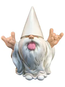Whimsical 1-Piece Resin Rocking Chair Gnome Garden Statue, Pastoral Home Decor for Outdoor-Indoor Use, Ideal for Gardening Enthusiasts tiktokshopspringglowup