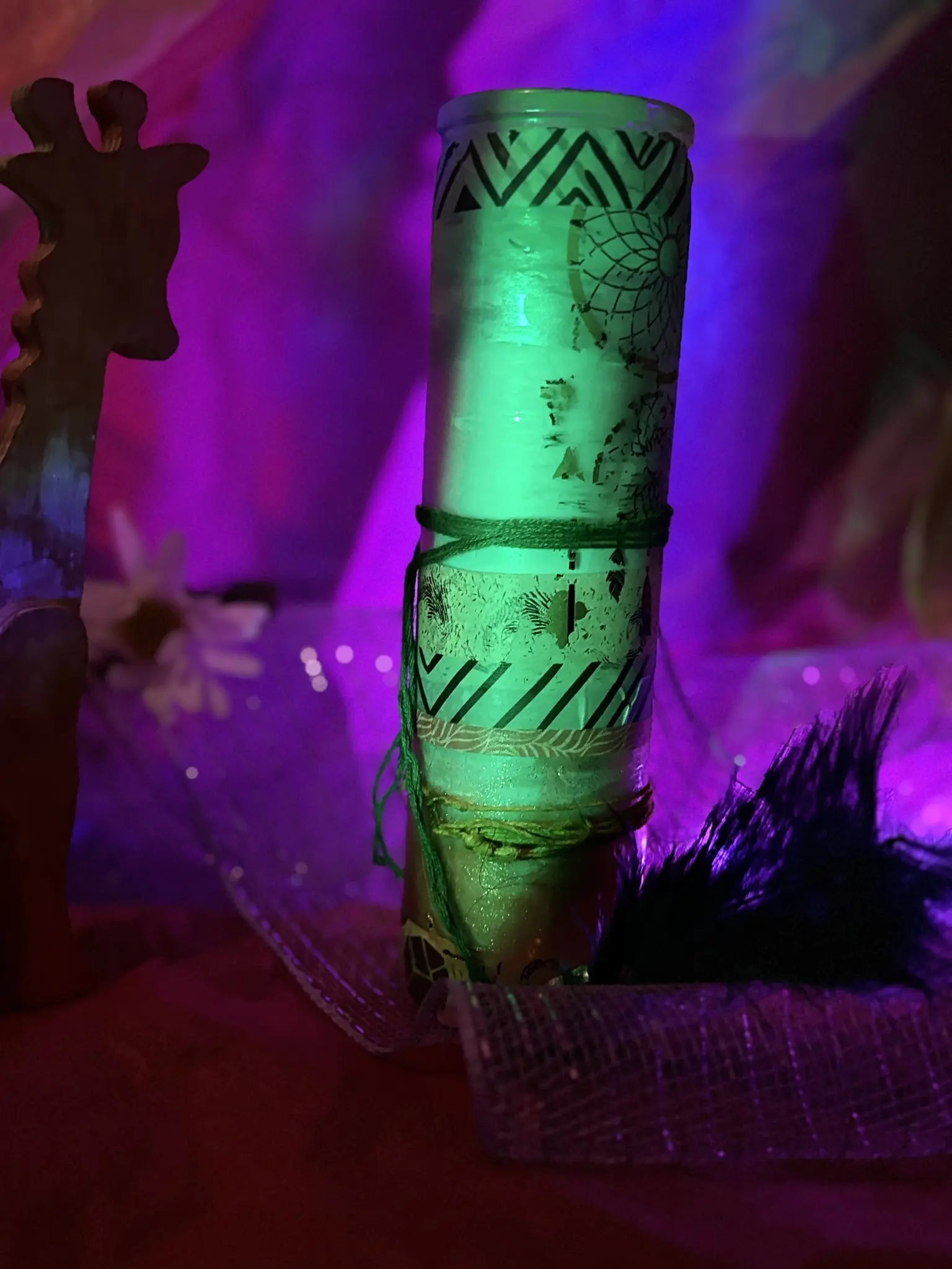 Spiritual Tingz + Energy Candle + Universal Soul Energy 2 - Aromatherapy Candle for Spiritual Connection and Balance - Decor, Sage