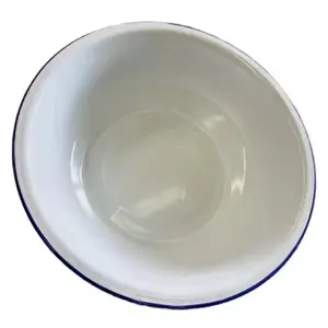 Kivet Emaye ENAMEL WHITE BASIN with Classic Design and White Interior for Versatile Use