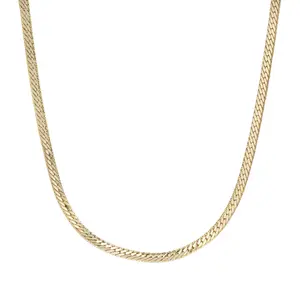Flat Vixen Chain Necklace - 14K Gold-Plated