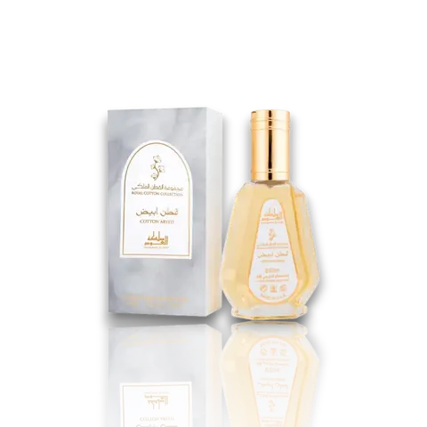 Mamlakat al Oud | Royal Cotton Collection | Cotton Abyed | Women's Fragrance | 50 ML 1.7 OZ | Eau De Parfum | Musk - Sweet Vanilla & Powdery Notes