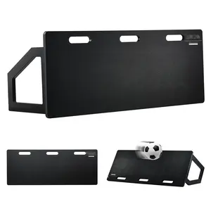 Soccer Rebounder Board 45-Inch by 18-Inch, Portable, Two-Angle Rebound, Foldable HDPE Kickback Board for Training, Passing and Shooting Practice, Suitable for Kids and Adults, Indoor and Outdoor Use