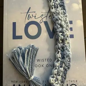 Handmade crochet bookmark with tassel