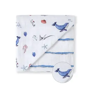 Organic Snug Blanket - Sardinian Summer