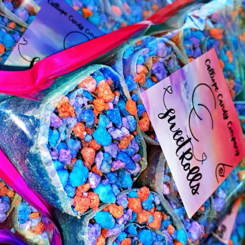 CC Sweet Rolls-Roll Ups rolled with Cotton Candy Crunch