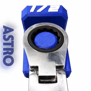 Astro Tools Nano Socket Ratchet Holder For Toolbox Organizer 1/2&Quot; 3/8&Quot; & 1/4&Quot; Versions More Tool Holders For Mechanics By S3c