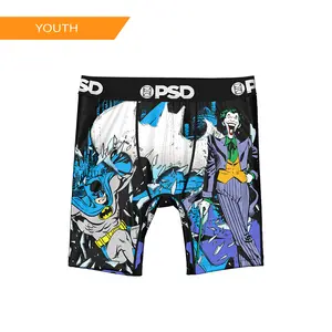 PSD Youth Boys DC - Batman and Joker Boxer Brief - Soft, Breathable and Comfortable Stretch Underwear