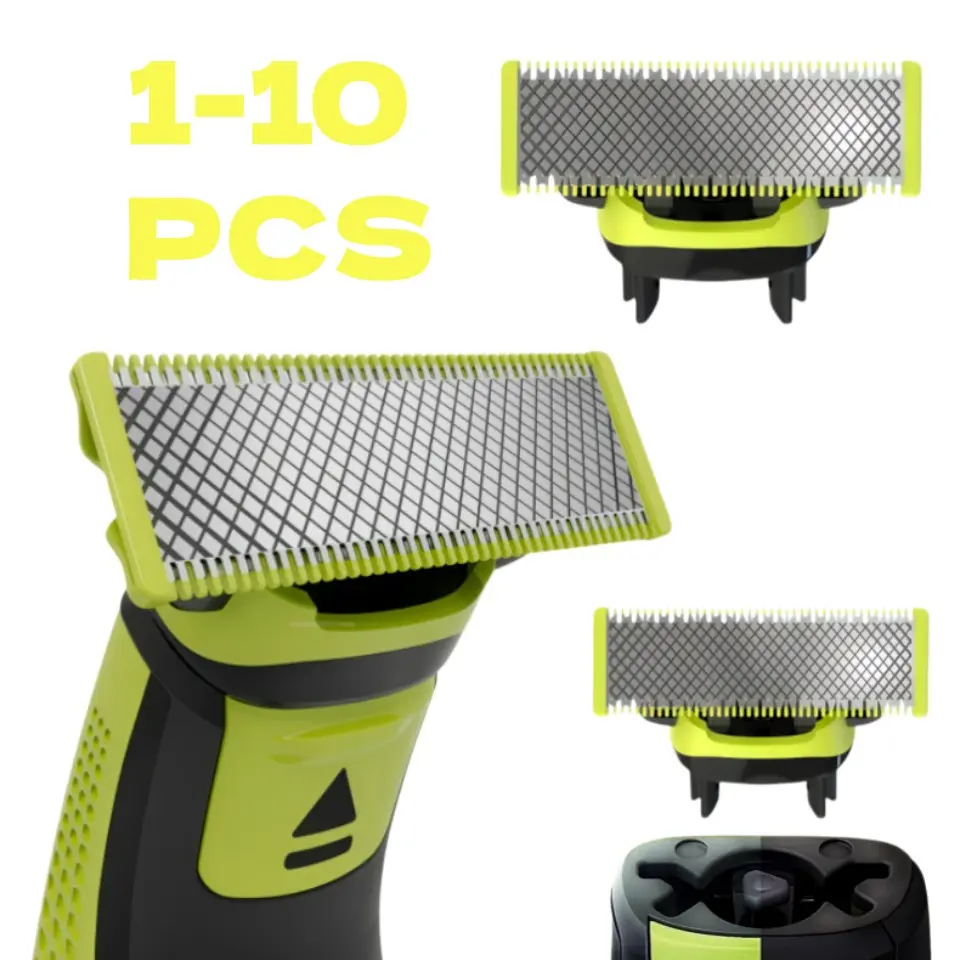Oneblade Replacement Blades Compatible with Oneblade Qp2523, 6523, 2527, 2520, 2533, Durable Efficient Hair Removal Solution, Beard Shaver Accessories, Shaving Products