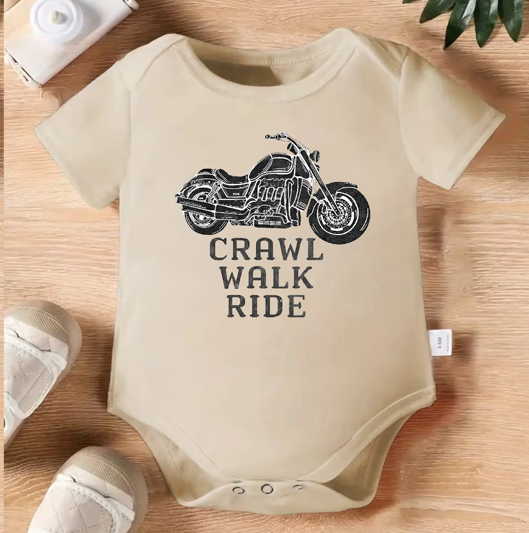 Crawl Walk Ride Baby Bodysuit, Motorcycle Baby Onesie, Future Biker Infant Outfit, Cute Baby Shower Gift, Motorcycle Lover Baby Romper, Rider Theme Shirt