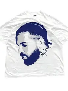 Drake T-Shirt, Rap Music Style Graphic Short Sleeve, Unisex Casual Fashion, Rare Hip-Hop Print, Perfect Gift Choice, Men's Short Sleeve Top