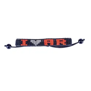 I Love Arkansas Bracelet – Handcrafted Beaded & Adjustable Wristband