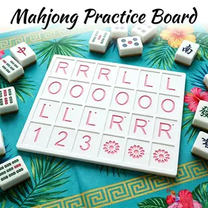 American Mahjong Practice Board for Solo Training 3D Printed Eco-Friendly PLA Tool for Charleston Drills Hand Practice & Tournament Skill Board 2026
