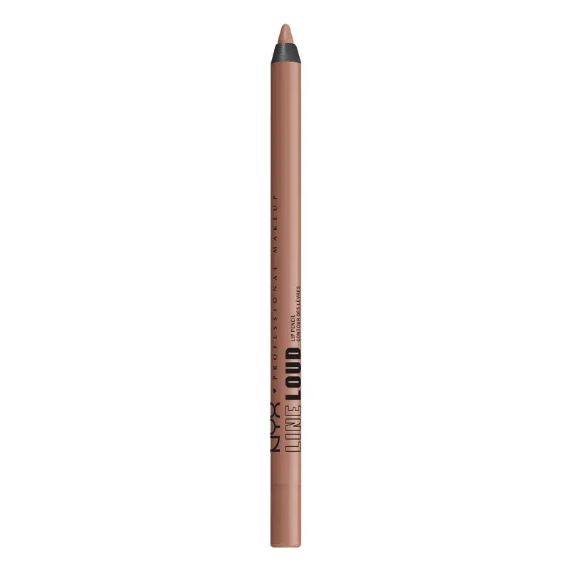 Line Loud Lip Liner, Longwear and Pigmented Lip Pencil with Jojoba Oil & Vitamin E, NYX Professional Makeup