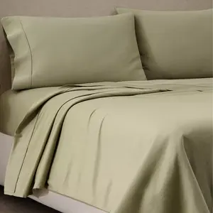 Jeremiah Brent Home Queen Cotton Sateen Sheet Set Marsh