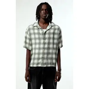 Pacsun Men's Plaid Bailey Short Sleeve Shirt