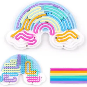 Cloud Silicone Stress Relief Fidgeting Toy for Kids, Multi-Color Educational Gift Perfect for Birthdays and Holidays, Ideal Christmas New Year Birthday Gift Mini Toy