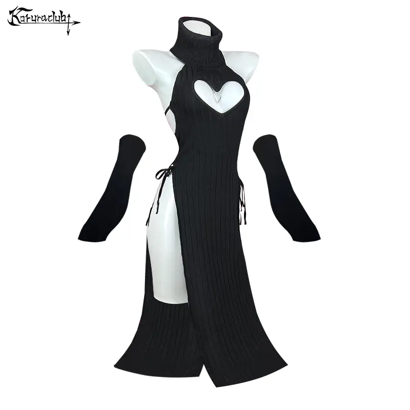 KORURACLUB Women's Stretchy Knit Maxi Dress - Halter Heart Cutout, Slim Fit, Elegance-Focused Casual Wear, Compatible with Lingerie & Cosplay, Summer Vibes Womenswear summerwins - TikTok Shop KORURACLUB Women's Stretchy Knit Maxi Dress - Halter Heart Cutout, Slim Fit, Elegance-Focused Casual Wear, Compatible with Lingerie & Cosplay, Summer Vibes Womenswear summerwins - TikTok Shop