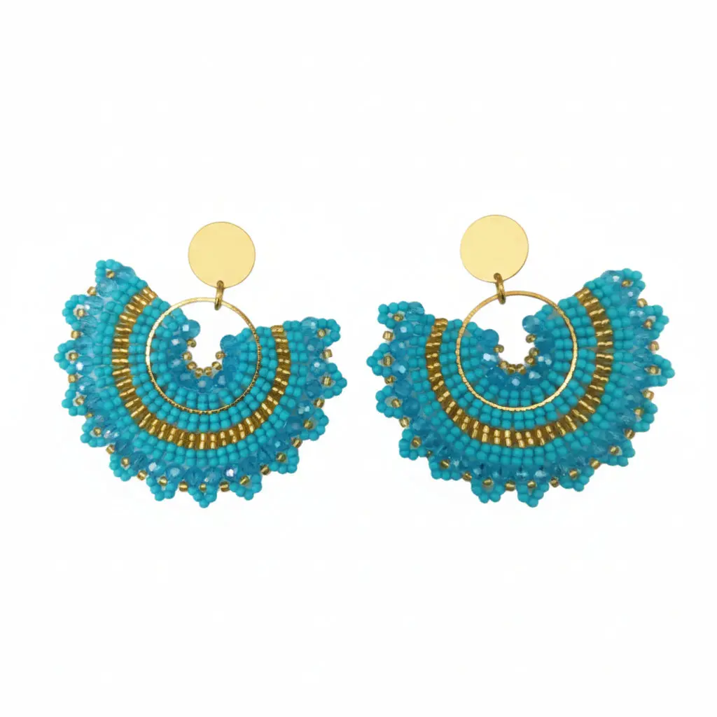 Beads Teardrop-Accent Drop Earrings, Fashion Costume Jewelry Accessories for Women