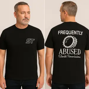 ST Clutch Shirt Black - 100 Percent Cotton US Made Starlit Transmissions Text Design T-Shirt