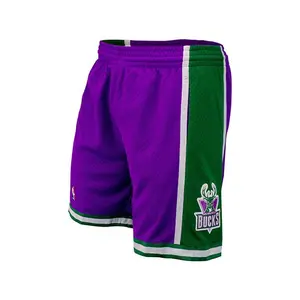 Mitchell & Ness Hardwood Classics 2000 Milwaukee Bucks Swingman Shorts