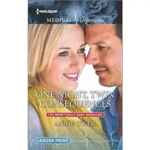 USED-One Night, Twin Consequences (The Monticello Baby Miracles, 1) by Annie O'Neil (Paperback)