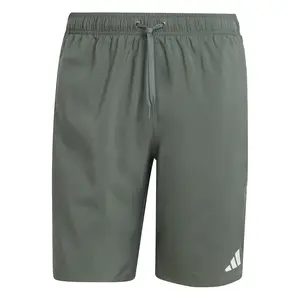 adidas Mens 3-Stripes Swim 8 Inch Shorts Casual Swimwear Casual Lightweight - Grey