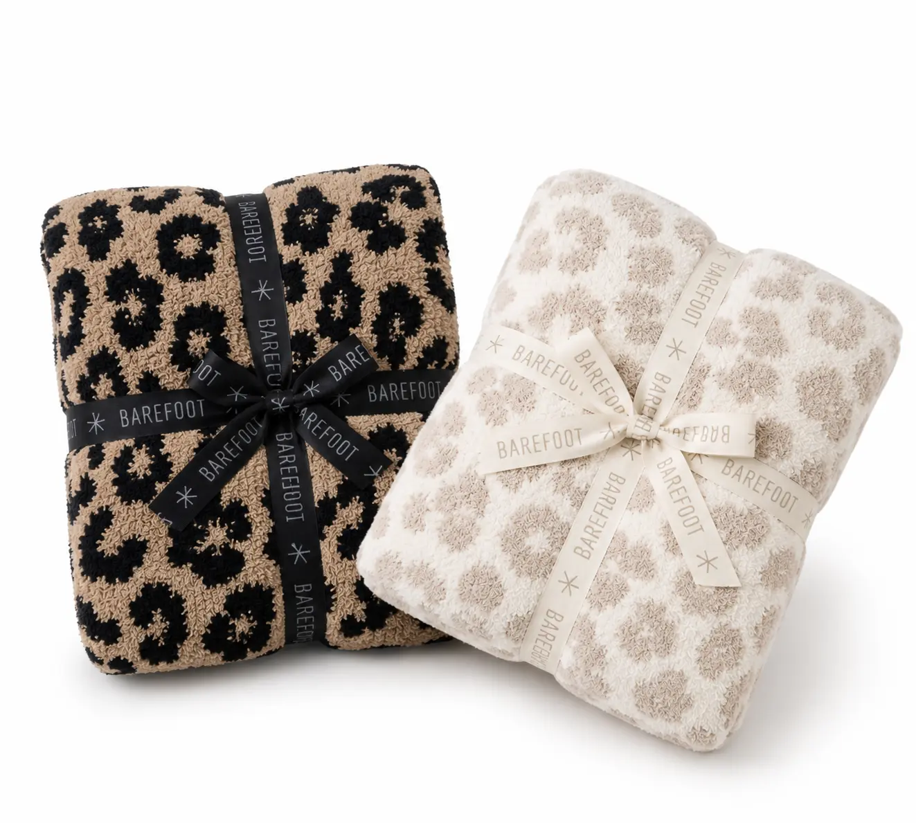 Ultra Soft Leopard Throw Blanket for Couch, Lightweight Warm Fluffy Reversible Cheetah Blanket for Sofa & Bed Decor, Beige