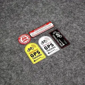 Tracking Security Sticker for Bikes: Advanced Hidden Tracker with High Visibility Reflective Design for 24/7 Protection Against Theft