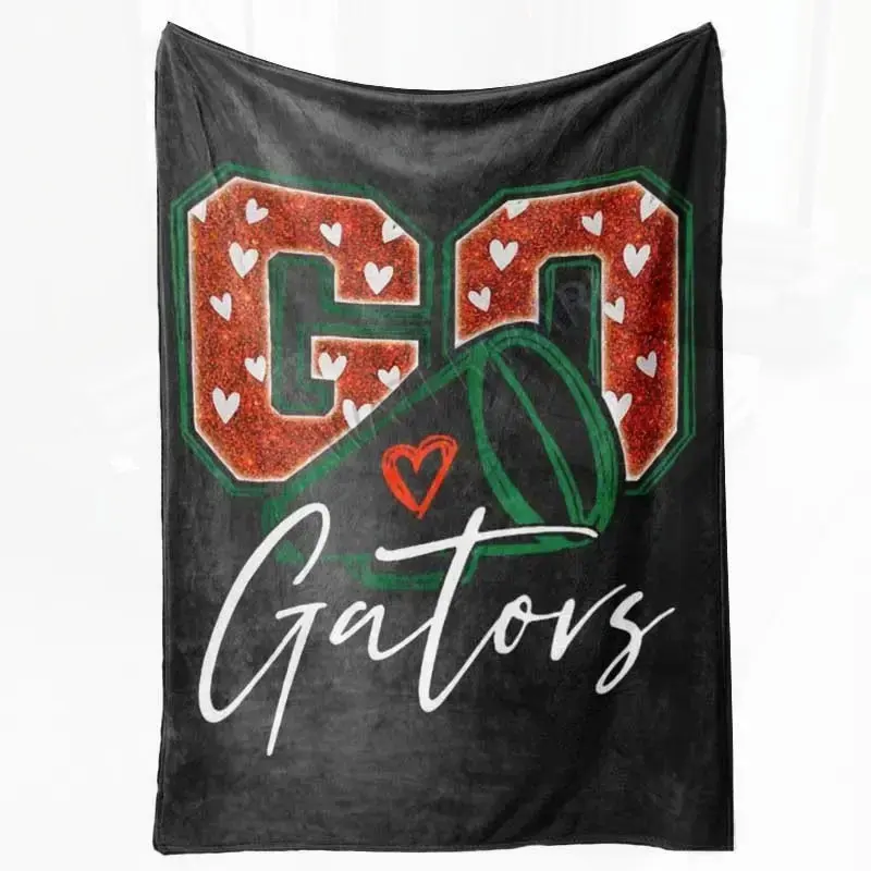 Soft Flannel Blanket - Go Cheer Gators Design 6776141 TT3