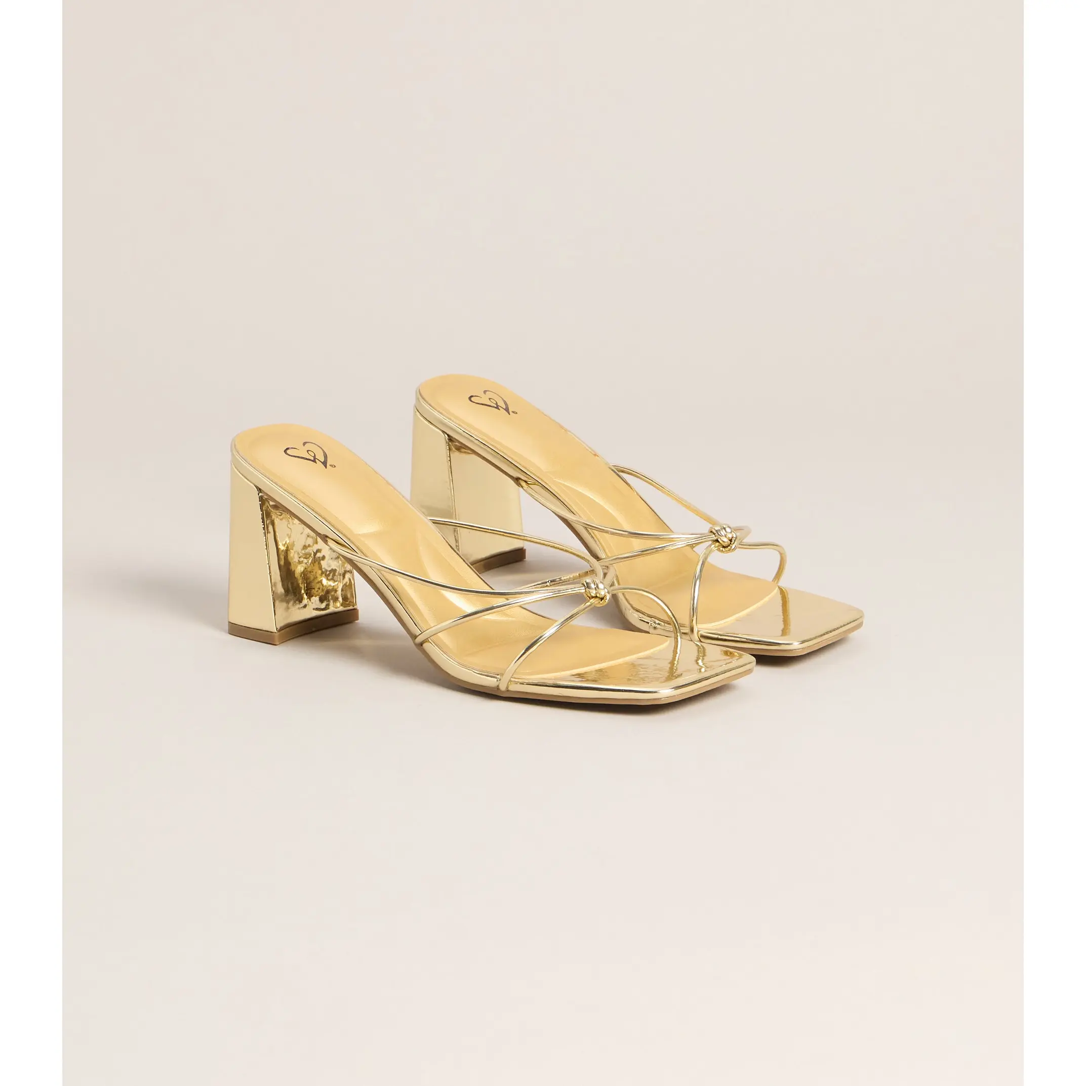 Fashion Fix Knotted Block Heel Mules