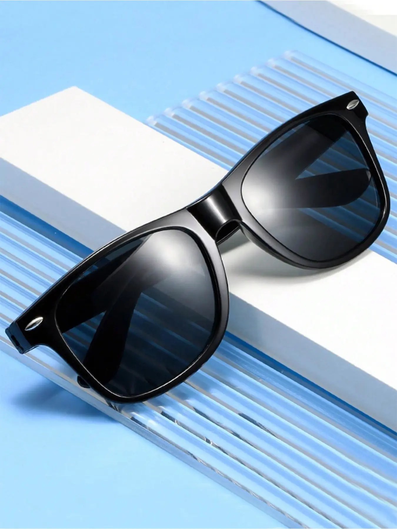 Vintage Classic Square Fashion Sunglasses, Retro Style Lenses, Unisex Eyewear for Casual Wear, Stylish Outdoor Protection, Street Style Shades