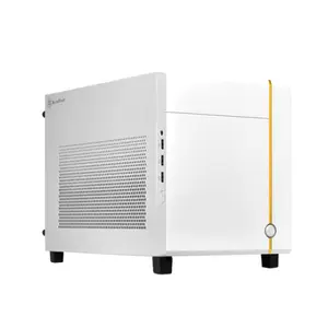 Sugo 14 Mini-ITX Cube Chassis, White - 1x2.5" Drive Bay, 1x5.25" or 1x3.5"+1x3.5" Drive Bay, 1xUSB2.0, 2xUSB 3.0 Type A, USB 3.0 Compatibility, 1 2.5" Drive Bay