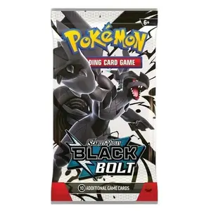 Pokémon Black Bolt Booster Pack - 10 Additional Game Cards from Scarlet & Violet Series for Collectors Ages 6+