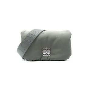 Pre-owned Loewe NYLON Shoulder Bags Goya Green Shoulder Bag H ZY0000368061