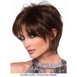 Whitney Human Hair / HF Synthetic Blend Wig (Capless)