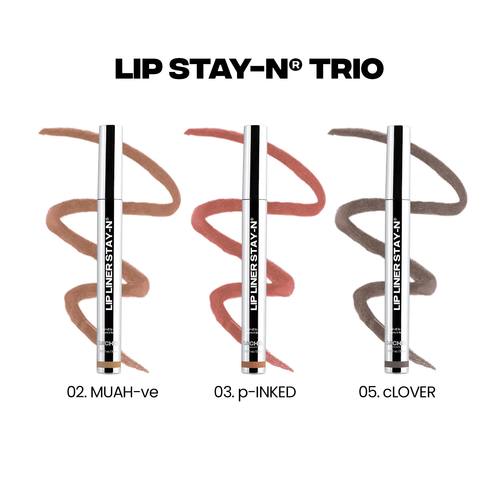 p-INKED + MUAH-ve + cLOVER