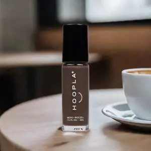 HOOPLA Pocket Nail Polish Java Deep Creamy Brown 10Free Made in USA Peta Certified Child Friendly Manicure Nail Care Cutics Cosmetic