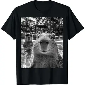 Cool Capybara Selfie T-Shirt