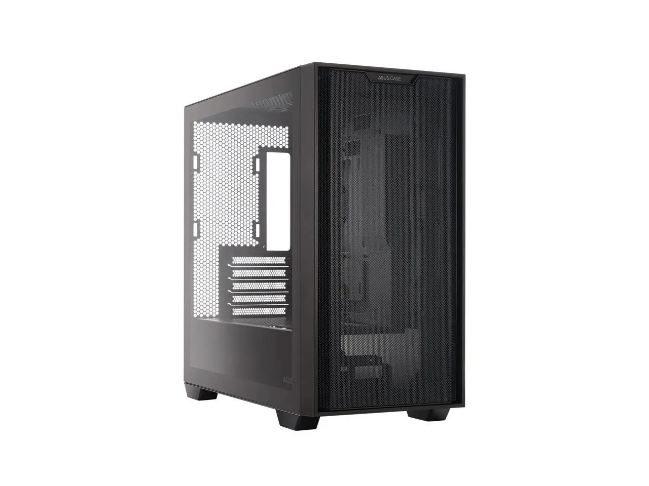 ASUS A21/BLK// Micro ATX Computer Case Steel / Plastic / Tempered Glass-Black