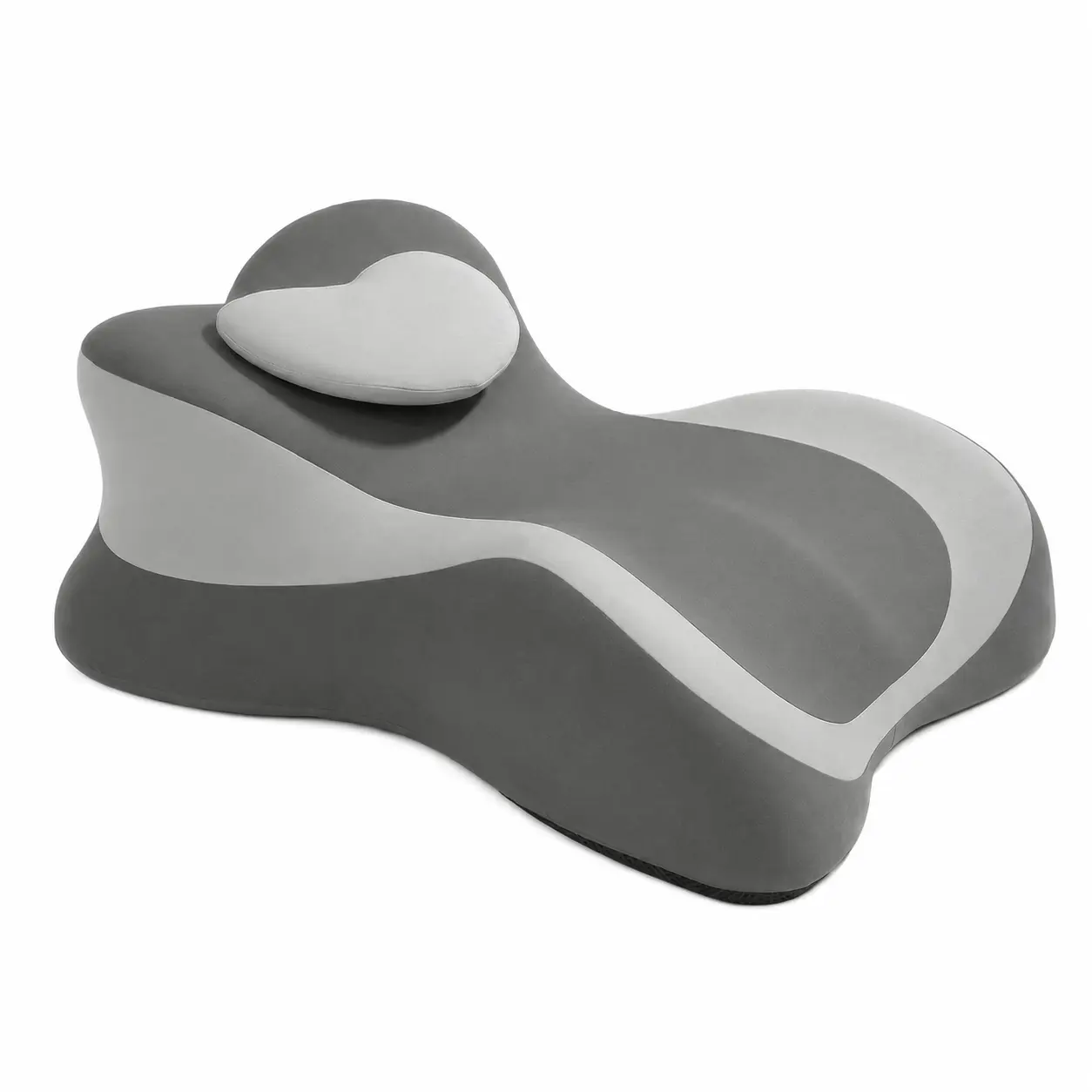 Ergonomic Reading Pillow - Cooling Memory Foam Neck Rest Cushion, Supportive Head Cushion with Polyester PU for Relaxing, Less Neck Strain