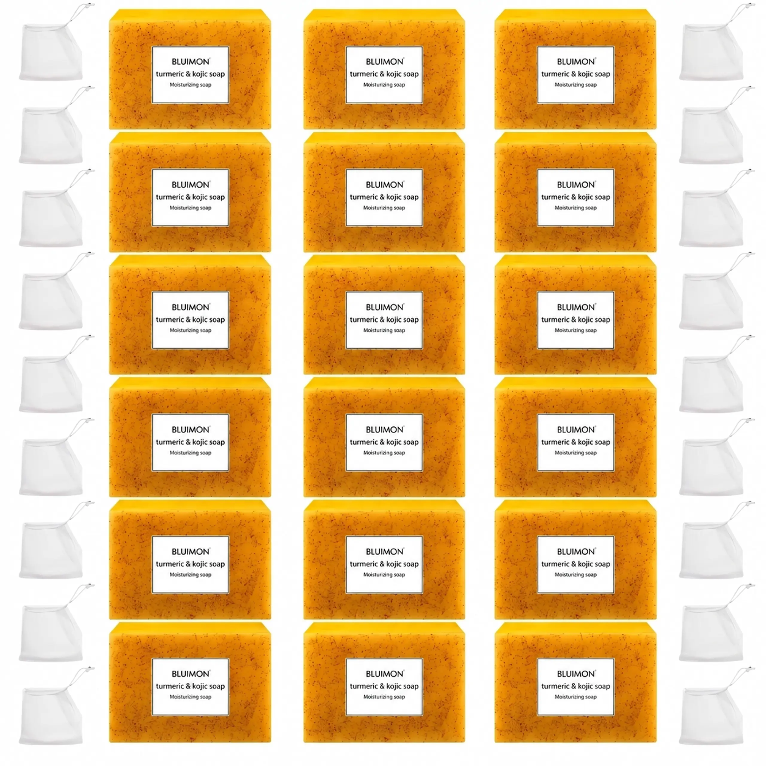 Turmeric & Kojic MoisturizingSummer saleSoap, All-Natural Skincare for Daily Use,Gentle Formula for Moisturizing & cleansing