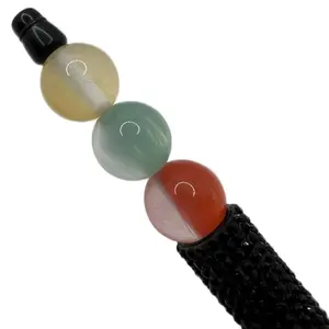 Half Luminous 35pc Colorful Beads for Beadable Pens 15mm Size Fun and Playful Design Perfect for Creating Multiple Pens