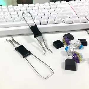 2-in-1 keycap puller, switch puller, mechanical keyboard set, multi-purpose keyboard puller, universal keycap shaft remover, used for removing keyboard keycaps and shafts