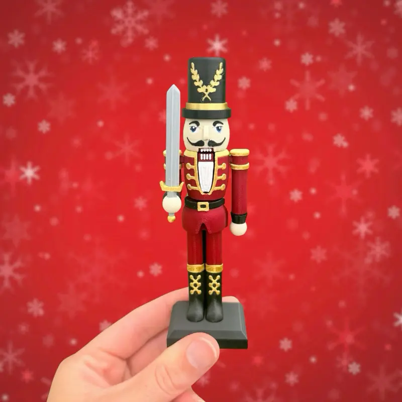 Nutcracker Fidget Toy - Nutcracker Toy - Stocking Stuffer - Christmas Gift - Nutcracker Desk Buddy - Christmas Fidget