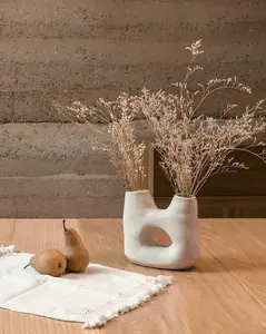Dual Clay Vase - Natural