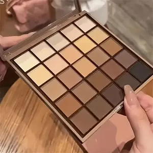 25 Color Eyeshadow Palette, Includes 25 Shades, and Earthy Colors, Caramel and Chocolate Shades, Perfect for Various Stage Makeup Looks
