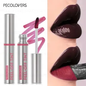 1PC Peelable Lip Glaze, Waterproof and Smudge-proof, Not Easy To Fade, Long-lasting Gloss, with Bright Colors, Mild Formula, Quick Film Formation, Easy To Control Daily and Party Makeup